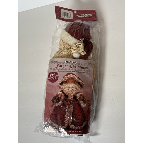 Santa Claus Fibre Craft Father Christmas Doll & Crochet Instructions 31996R - Picture 6 of 11